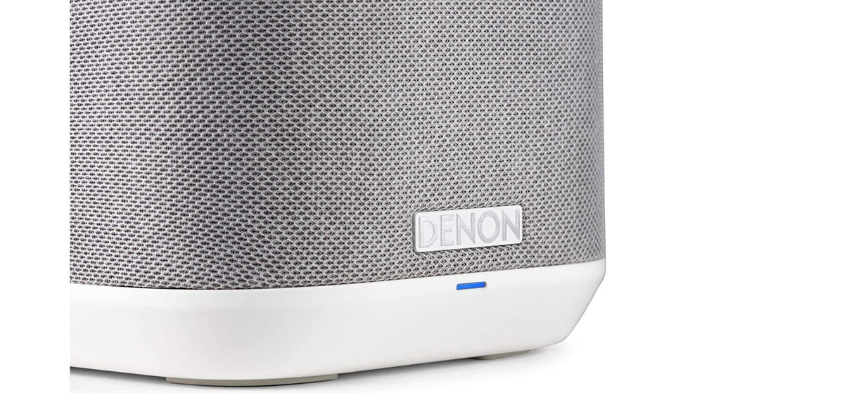 DENON Home 150, Altavoz multiroom con Sistema HEOS Integrado y Control por Voz, Amazon Alexa, Google Assistant, Apple Siri, Color Blanco