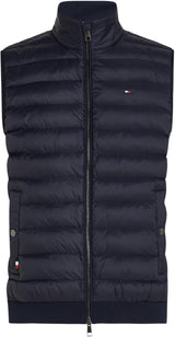 Tommy Hilfiger Chaleco Hombre Mix Media Acolchado, Azul (Desert Sky), XL