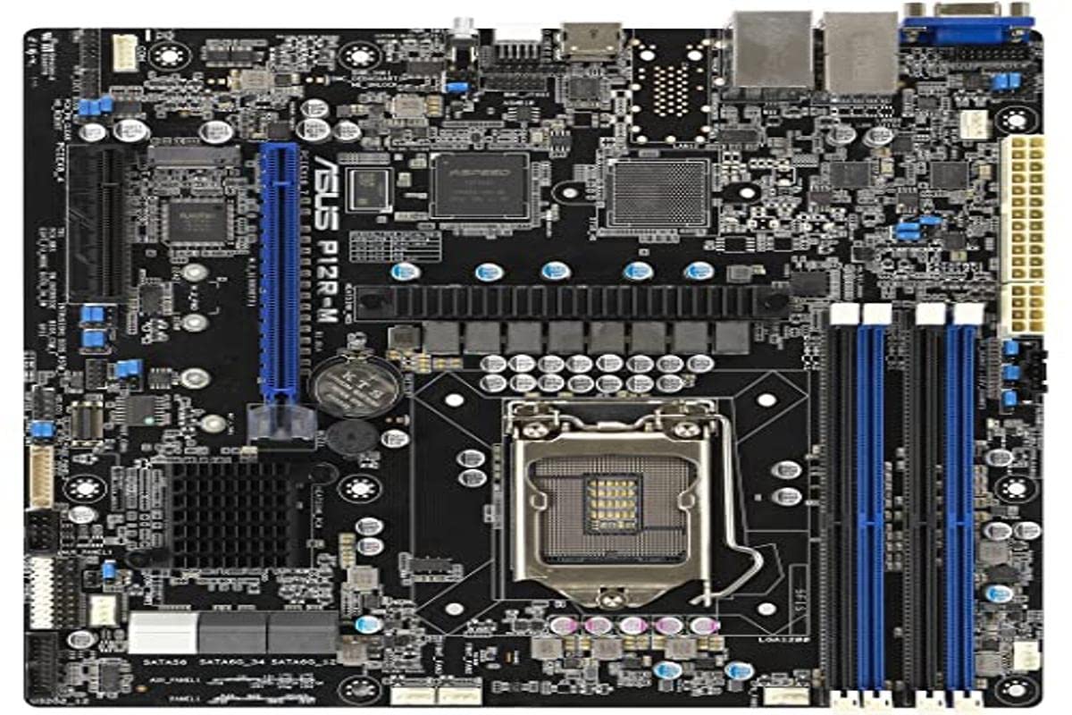 ASUS Servidor P12R-M (Socket 1200/C252/DDR4/S-ATA 6Gb/s/U ATX)