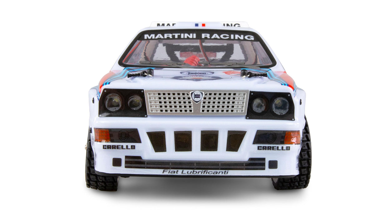 Amewi Hyper Go Lancia Delta HF Integrale Rallye/Drift 4WD RC teledirigido 1:14 RTR, Color Blanco
