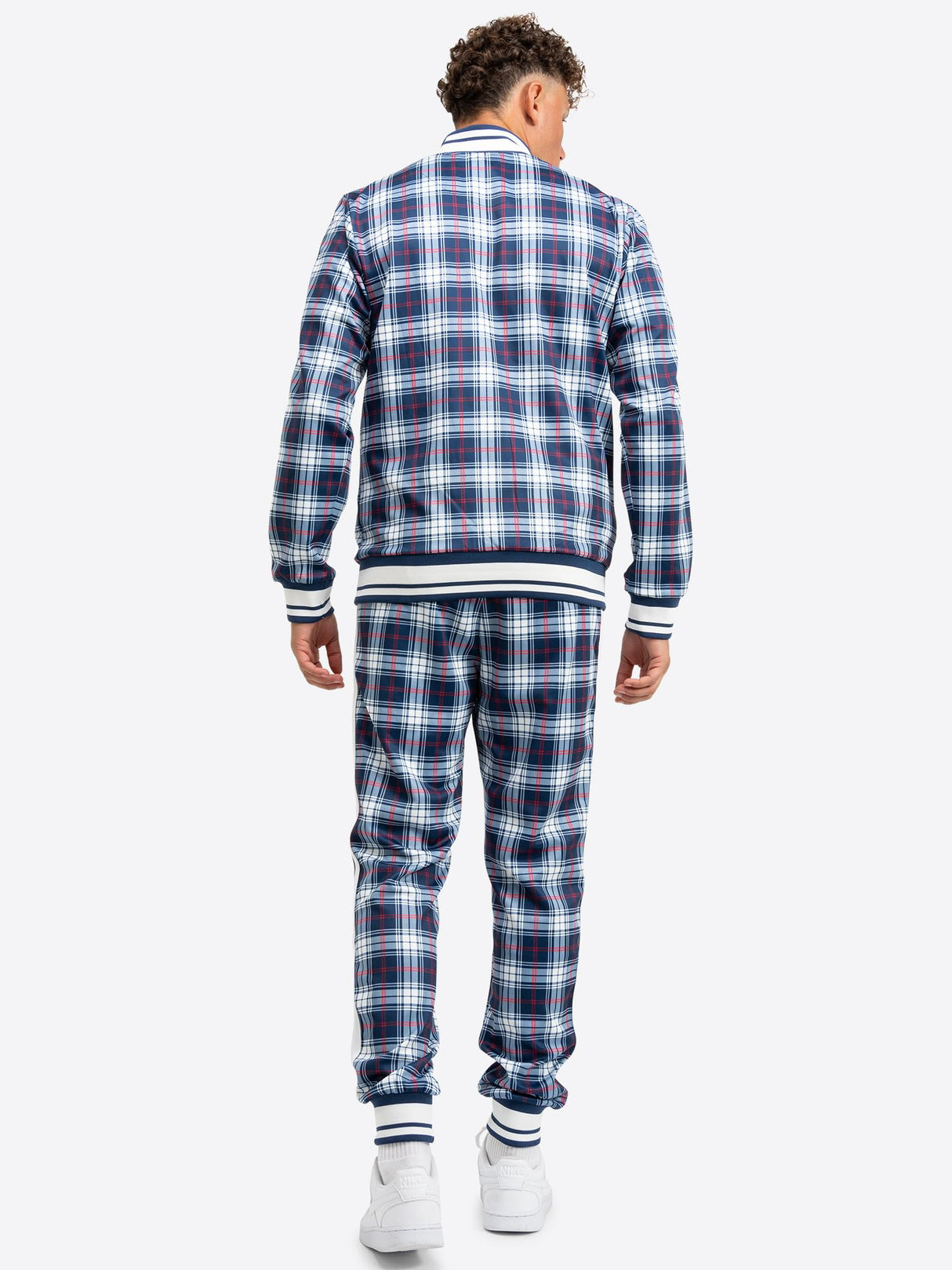 Lonsdale Wembely Traje, Azul Marino/Blanco/Rojo, M Hombres