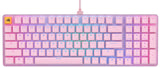 Glorious Gaming GMMK 2 Full Size (96%) - Teclado gaming mecánico, carcasa de aluminio, personalizable, keycaps dobles, switches Glorious Fox, RGB, distribuciones QWERTY estadounidense - Rosa