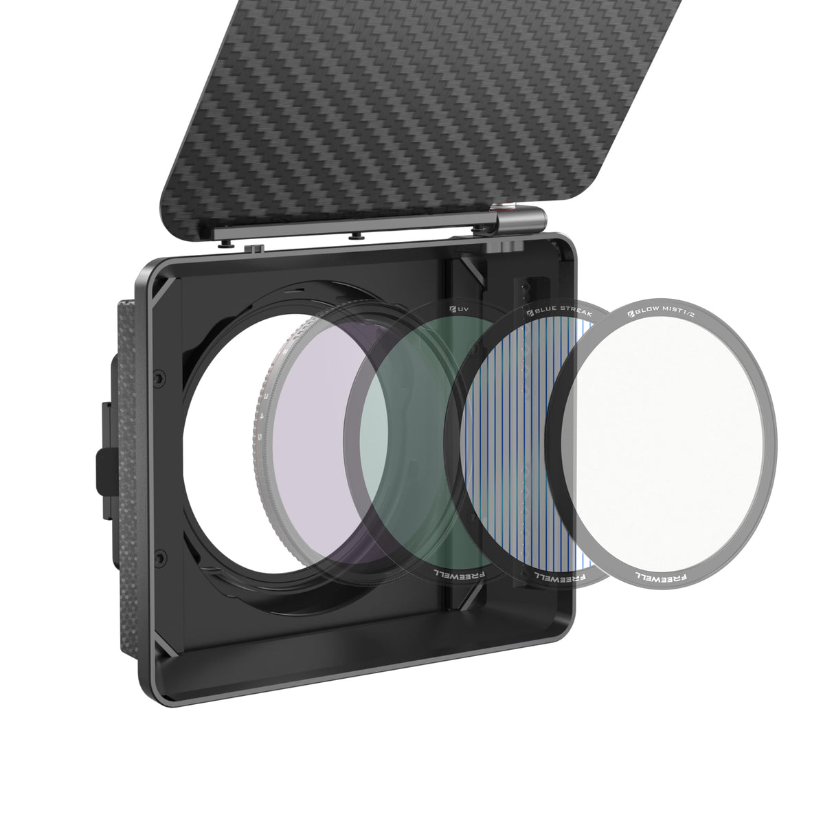 Freewell Eiger Matte Box - para DSLR, cámara sin Espejo con ND, VND, GND, Ranuras para filtros magnéticos