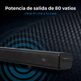 Cello YWS23-DE TV Soundbar, 2x15W y 50W (Total 80W), Altavoz de 2.1 Canales, Bluetooth, AC/DC, HDMI, USB Óptico