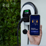 Daze | Dazebox C Estación de Carga Wallbox Modo 3 para EV y PHEV | Cable Tipo 2 Integrado | Conectividad App Daze | (trifásico/hasta 22 kW / 32 A)