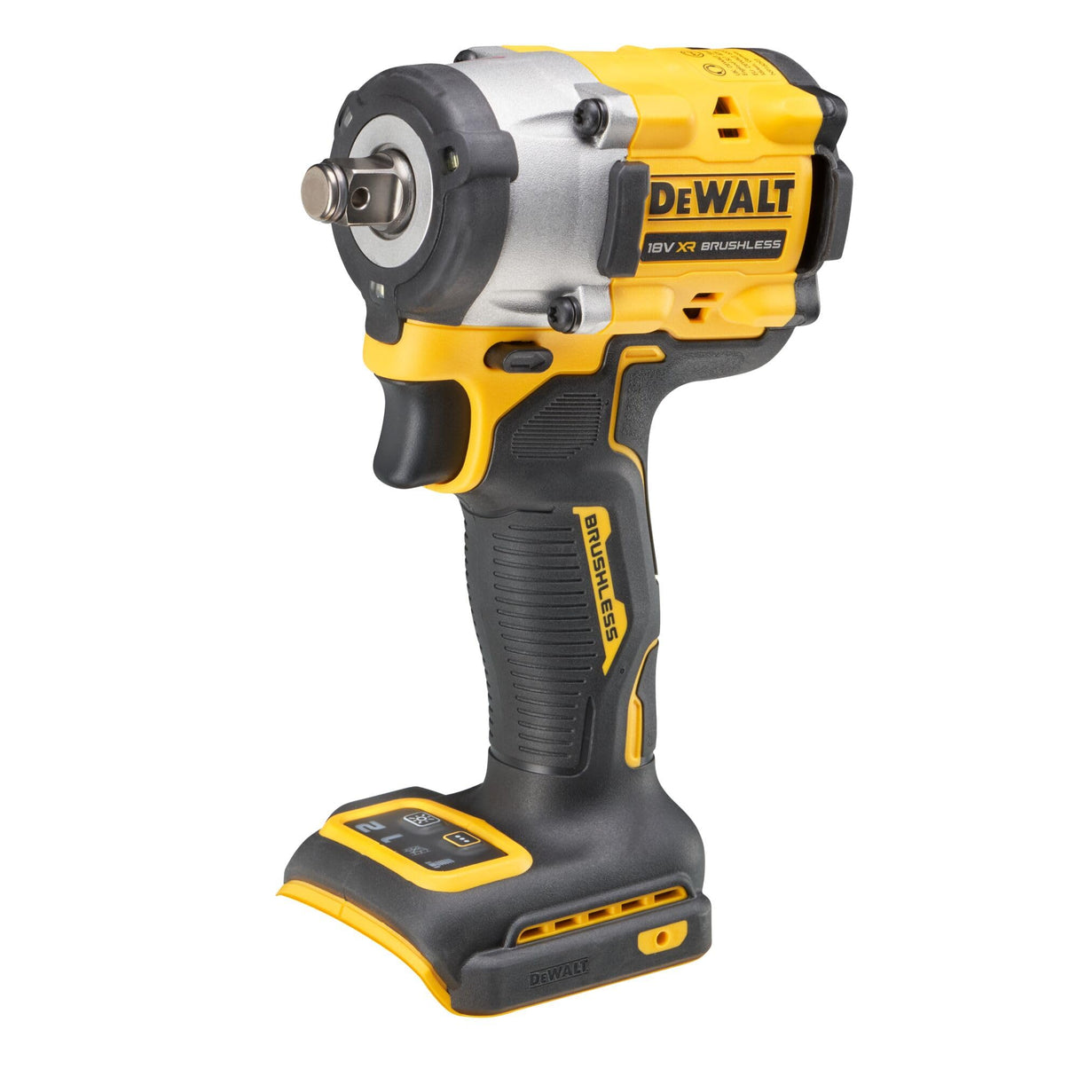 DEWALT 18V XR Llave de impacto compacta inalámbrica sin escobillas de 1/2" Hog Ring, desnuda, DCF921N-XJ