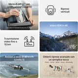 DJI Mini 3 Bundle - Mini-caméra-drone léger et pliable avec vidéo 4K HDR, 38 min de vol, véritables prises de vue verticales et fonctions intelligentes, C0,Avec tablier (Mini 3 (DJI RC)(C0))