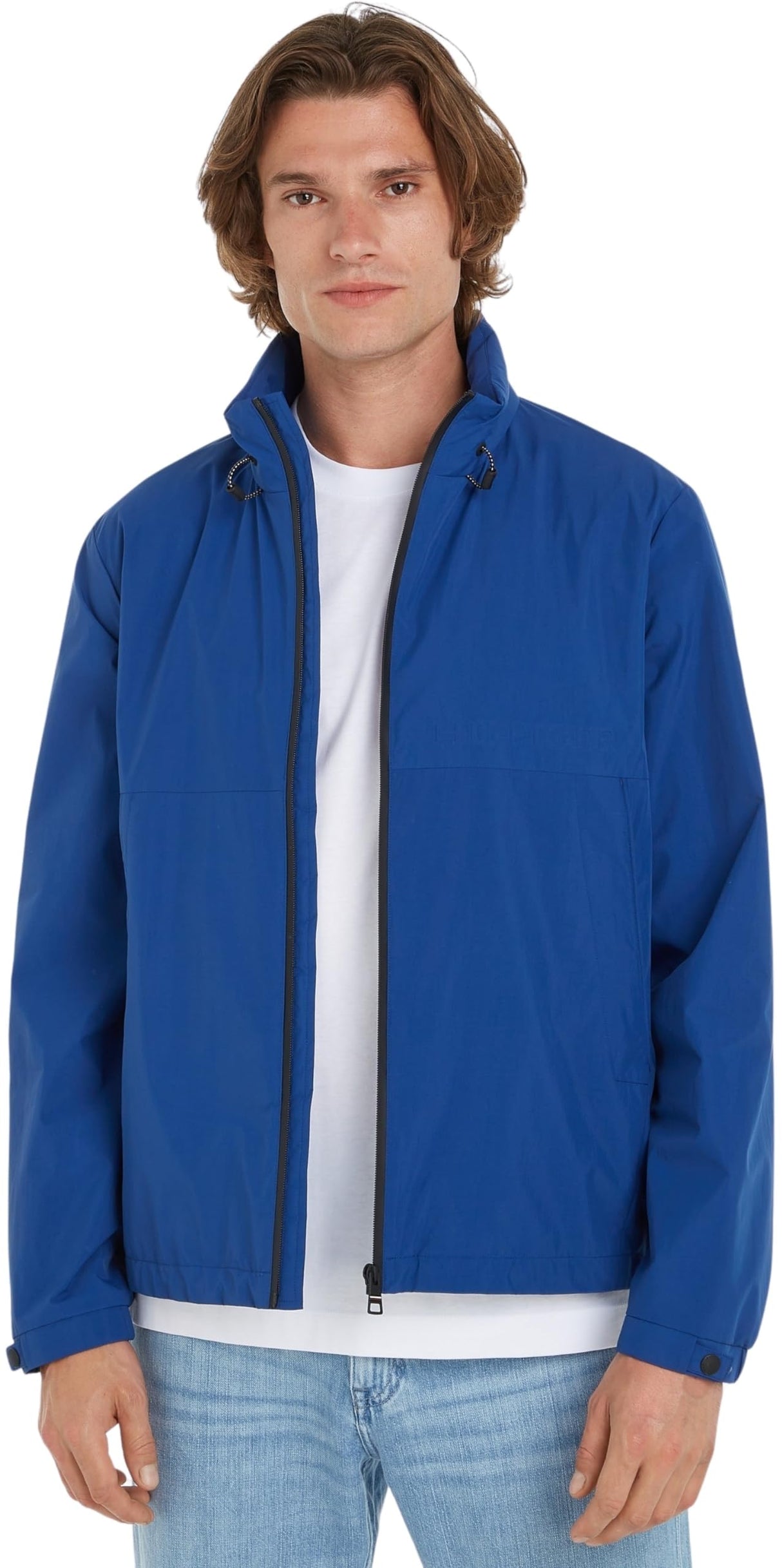 Tommy Hilfiger Cazadora para Hombre Portland Chaqueta de Entretiempo, Azul (Anchor Blue), M
