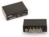 KALEA-INFORMATIQUE Conmutador SDI de 4 Puertos - 4 entradas BNC SDI a una Salida - Compatible con SD-SDI/HD-SDI y 3G-SDI 297MB/s - con Control Remoto y Capacidad de Control de Puerto COM RS232