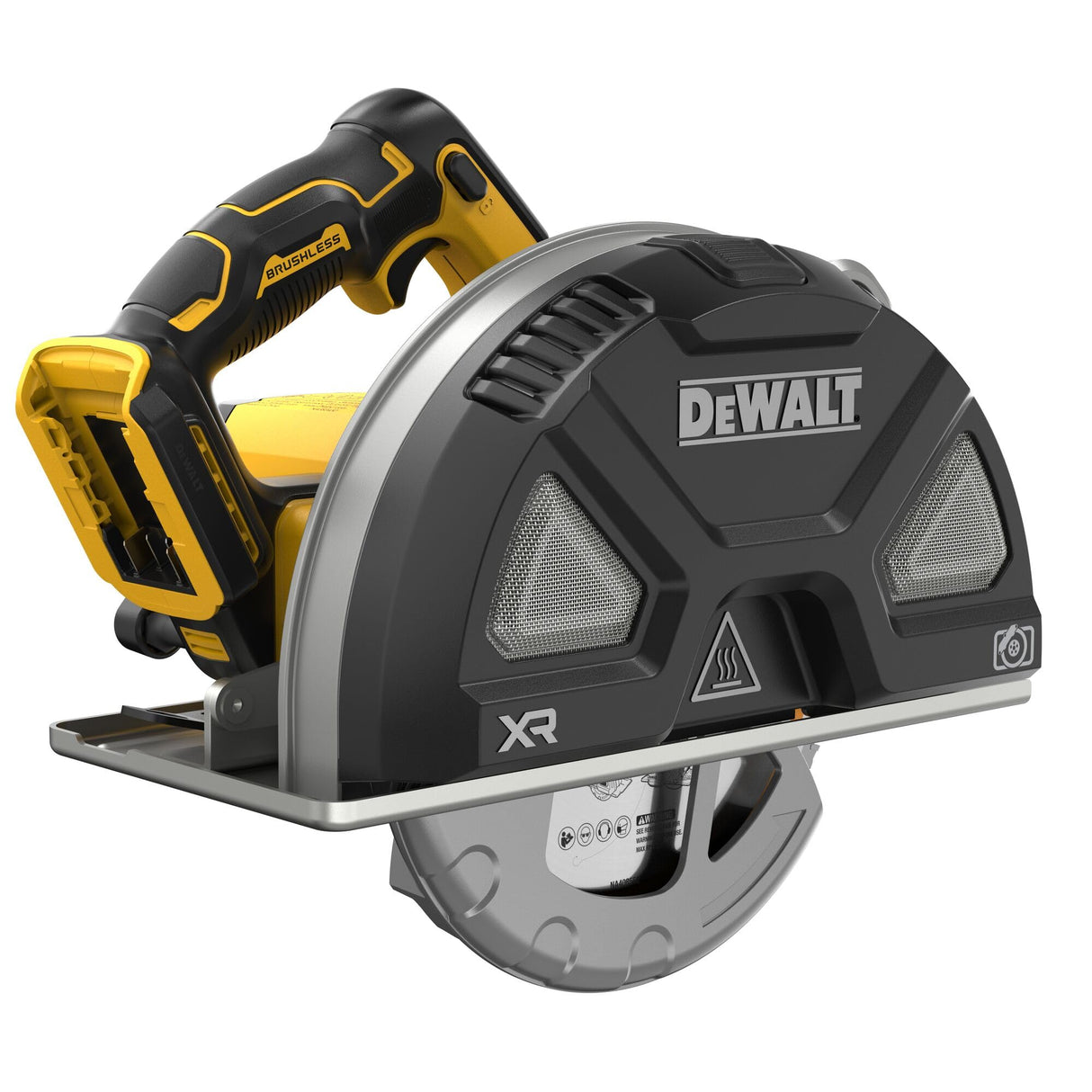 DEWALT Sierra Circular XR 18V para Corte de Metal, Motor sin Escobillas, Disco de 184mm, No incluye Batería ni Cargador, DCS383N-XJ
