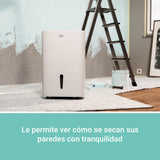 Deshumidificador SUNTEC DryFix 50 select APP - Para habitaciones de hasta 180 m2 o 450 m3 - con control por app - Deshumidificador de habitaciones Smart Home con deshumidificación de 50 l/día