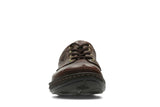 Clarks Nature Three, Botas derby Hombre, Mahogany Leather, 44.5 EU