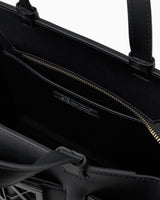 Armani Exchange Susy Big Tote, Bolsos para Mujer, Negro (Black), Talla única