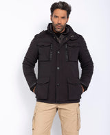 Schott NYC FIELD, Chaqueta para Hombre, Negro, M