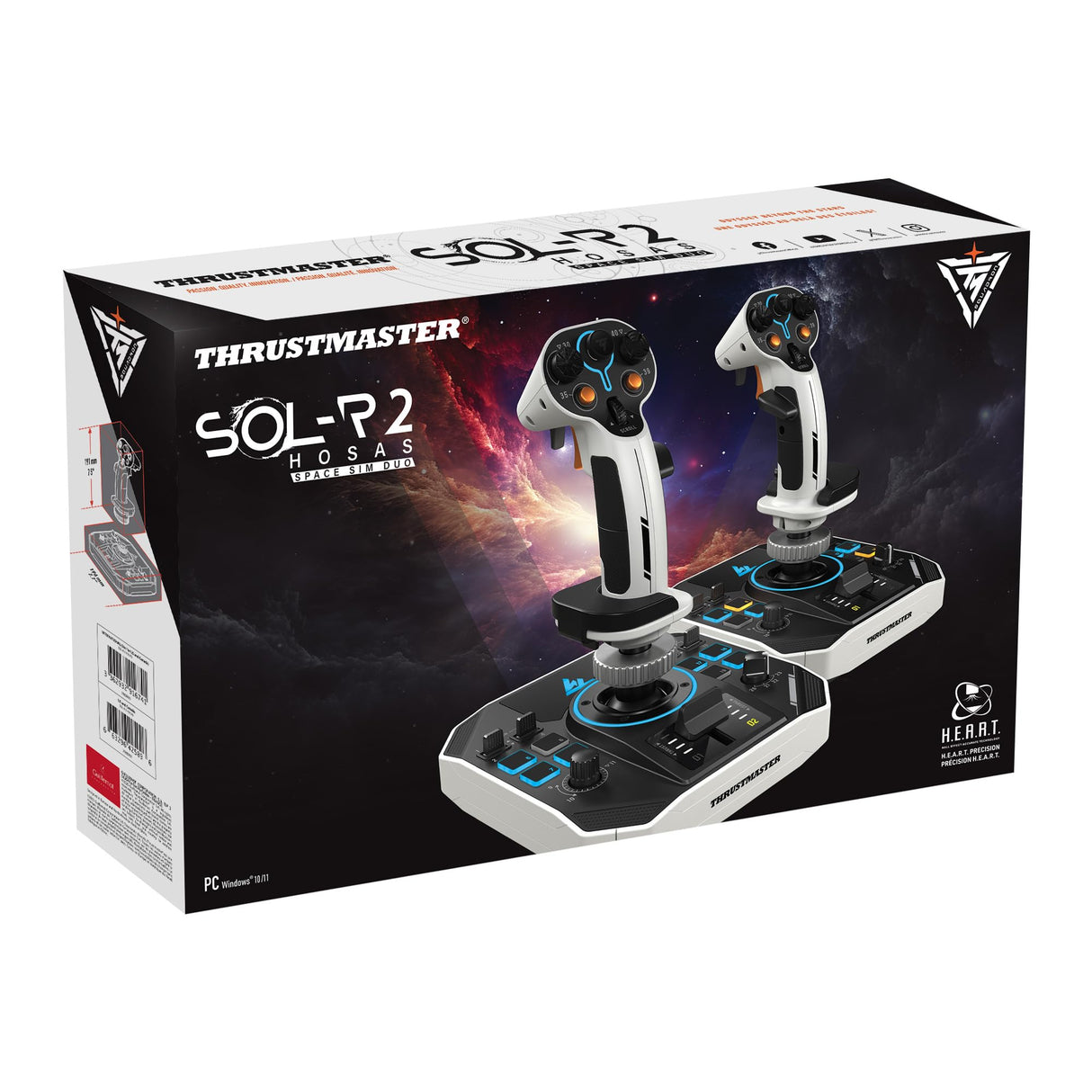 Thrustmaster Sol-R 2 HOSAS Space Sim Duo – equipo HOSAS para combate y exploración espacial en PC
