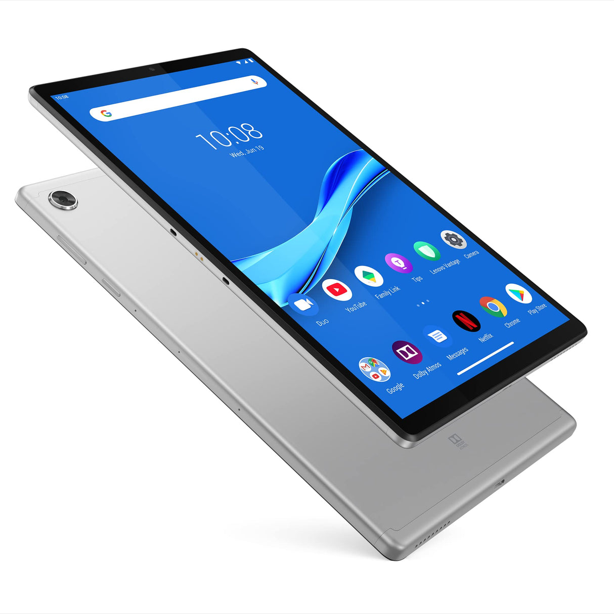 Lenovo Tab M10 FHD Plus (2nd Gen) - Tablet de 10.3" FHD (MediaTek Helio P22T, 4 GB de RAM, 64 GB ampliables hasta 1 TB, 2 Altavoces, Wifi + Bluetooth, 4G LTE, Android 9 Pie) - Gris Platino