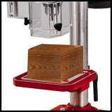 Einhell Taladradora de columna TC-BD 500 (500 W, hasta 2410 rpm, 9 niveles, profundidad máx. 50 mm, tope de profundidad ajustable, mesa de taladrado basculante/giratoria y regulable en altura)