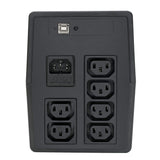 Tripp Lite OMNIVSX850 sistema de alimentación ininterrumpida (UPS) 850 VA 6 salidas AC Línea interactiva - Fuente de alimentación continua (UPS) (850 VA, 480 W, 220 V, 240 V, 220 V, 240 V)