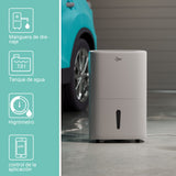 Deshumidificador SUNTEC DryFix 50 select APP - Para habitaciones de hasta 180 m2 o 450 m3 - con control por app - Deshumidificador de habitaciones Smart Home con deshumidificación de 50 l/día