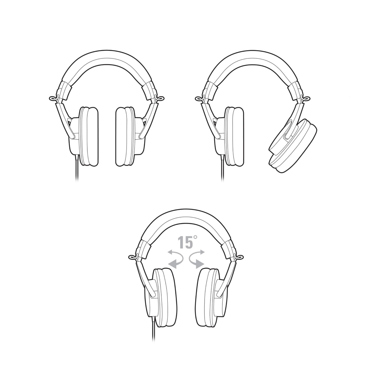 Audio-Technica ATH-M20X Auriculares Auriculares Profesionales de Monitoraje Negro