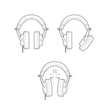 Audio-Technica ATH-M20X Auriculares Auriculares Profesionales de Monitoraje Negro