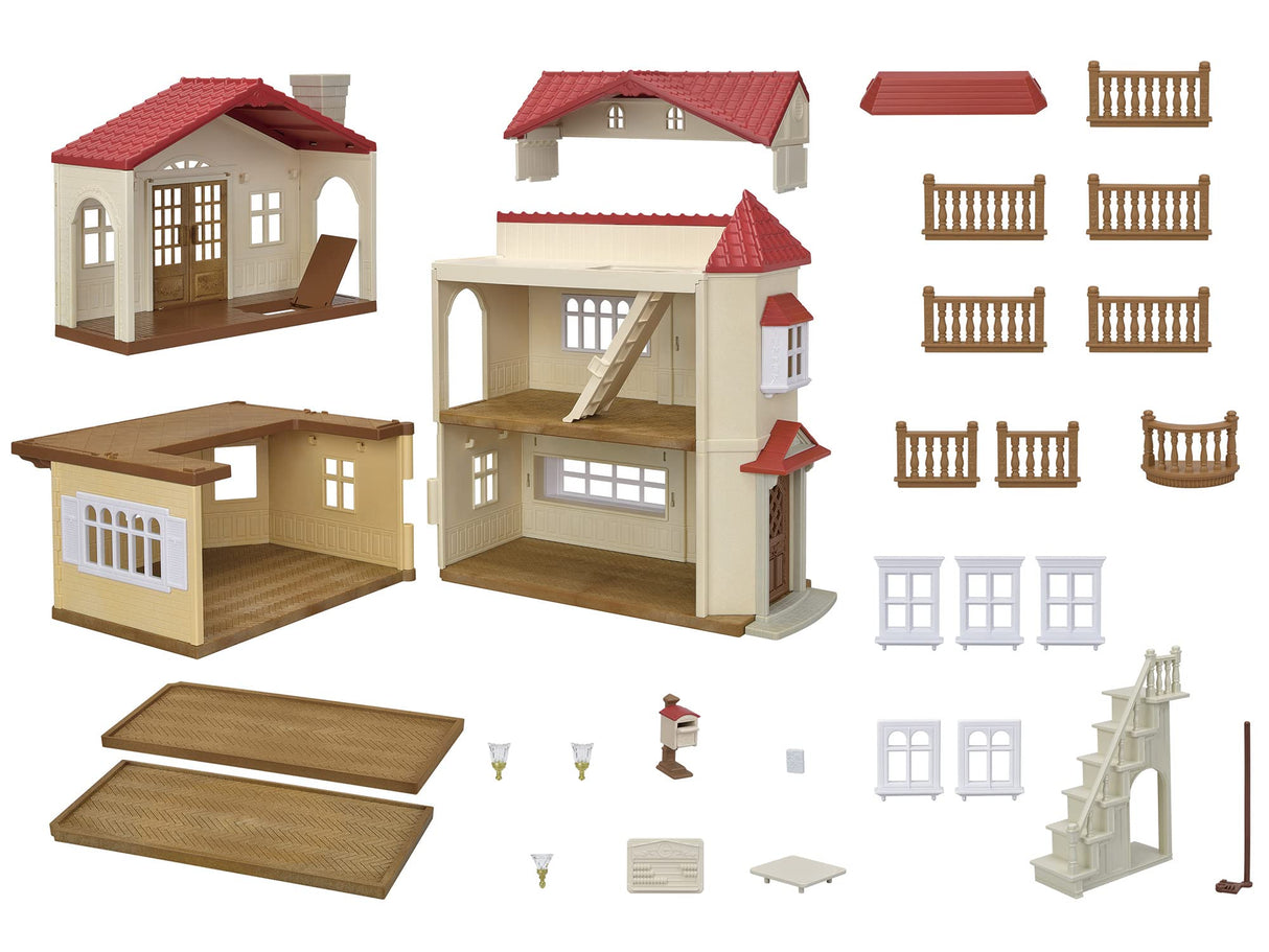 Sylvanian Families 5716 Casa con Luces - el ático secreto- Casa de Muñecas