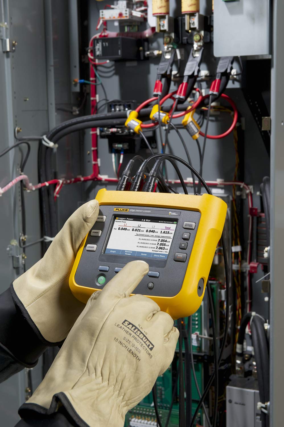 FLUKE-1734/EUS Registrador de energía, versión EU/US avanzada