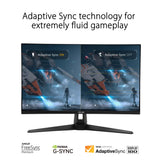 ASUS Monitor de juegos TUF Gaming VG27AQ3A 27" (QHD , 180Hz, Fast IPS, ELMB Sync, 1ms (GTG), Freesync Premium, compatible con G-Sync, Overdrive Variable, 130% sRGB)