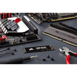 Corsair MP400 8TB Gen3 PCIe x4 NVMe M.2 SSD (Velocidades de Lectura Secuencial de hasta 3.400 MB/s y de Escritura Secuencial de 3.000 MB/s, 3D QLC NAND de Alta Densidad) Negro