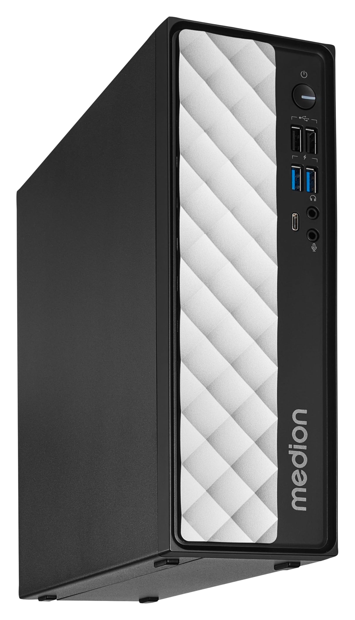 MEDION PC Sobremesa T80. Intel Core i5-12450H. 16GB RAM. 512GB SSD. Wi-Fi 6E. Windows 11. Diseño Potente. Color Negro. MD35423., Incluye Programa de Fiabilidad