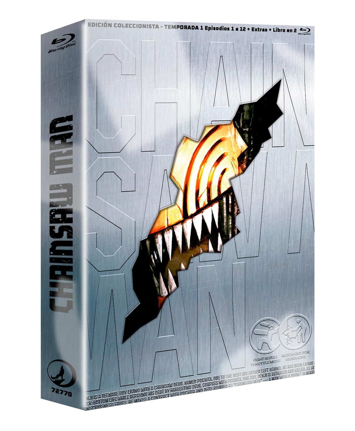 Chainsaw Man Temporada 1 Completa [Episodios 1 A 12] (Bluray) Coleccionista [Blu-ray]