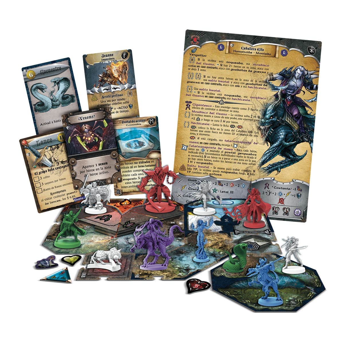 Devir - Sword & Sorcery: Crónicas Antiguas, Juego de Mesa Con Amigos, de Mazmorras, 12 Años (BGSIS)