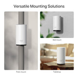 TP-Link Deco BE25-Outdoor(1-Pack) – Sistema Wi‑Fi 7 Mesh de Doble Banda (BE3600, 3,6 Gbps), 2 Puertos 2,5 Gbps, MLO, AI‑Roaming, HomeShield