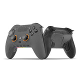 SCUF ENVISION PRO Wireless V1 (2023) Controlador para Juegos de PC - Cinco Teclas G Reasignables - Paletas Traseras Reasignables - Disparadores Instantáneos - Compatible con iCUE - Gris Metalizado