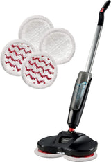 Vileda Looper, fregona eléctrica con Spray inalámbrica para una Limpieza sin Esfuerzo. Óptimo para Limpiar Esquinas y Debajo de los Muebles y Eliminar hasta el 99,9% de bacterias y Virus*