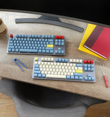 Drop + Mito GMK Godspeed Juego de Teclas Personalizadas - Perfil de Cereza Doble - Compatible con Tallos y diseños de Estilo Cherry-MX, 60%, 65%, 75%, TKL, 100% teclados mecánicos (Kit Armstrong)
