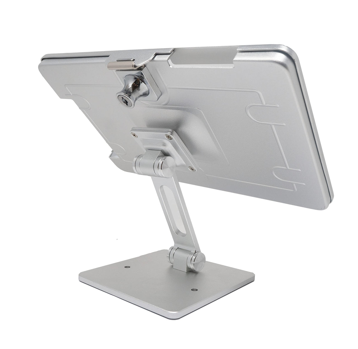 System-S Soporte de Mesa 360° con Cerradura para Microsoft Surface Go 2 y 3 en Gris