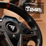 Thrustmaster T248 Volante de Carreras y Pedales Magnéticos – Xbox Series X|S, Xbox One, PC – HYBRID DRIVE, Palancas Magnéticas, Retroalimentación de Fuerza Dinámica, Pantalla Integrada
