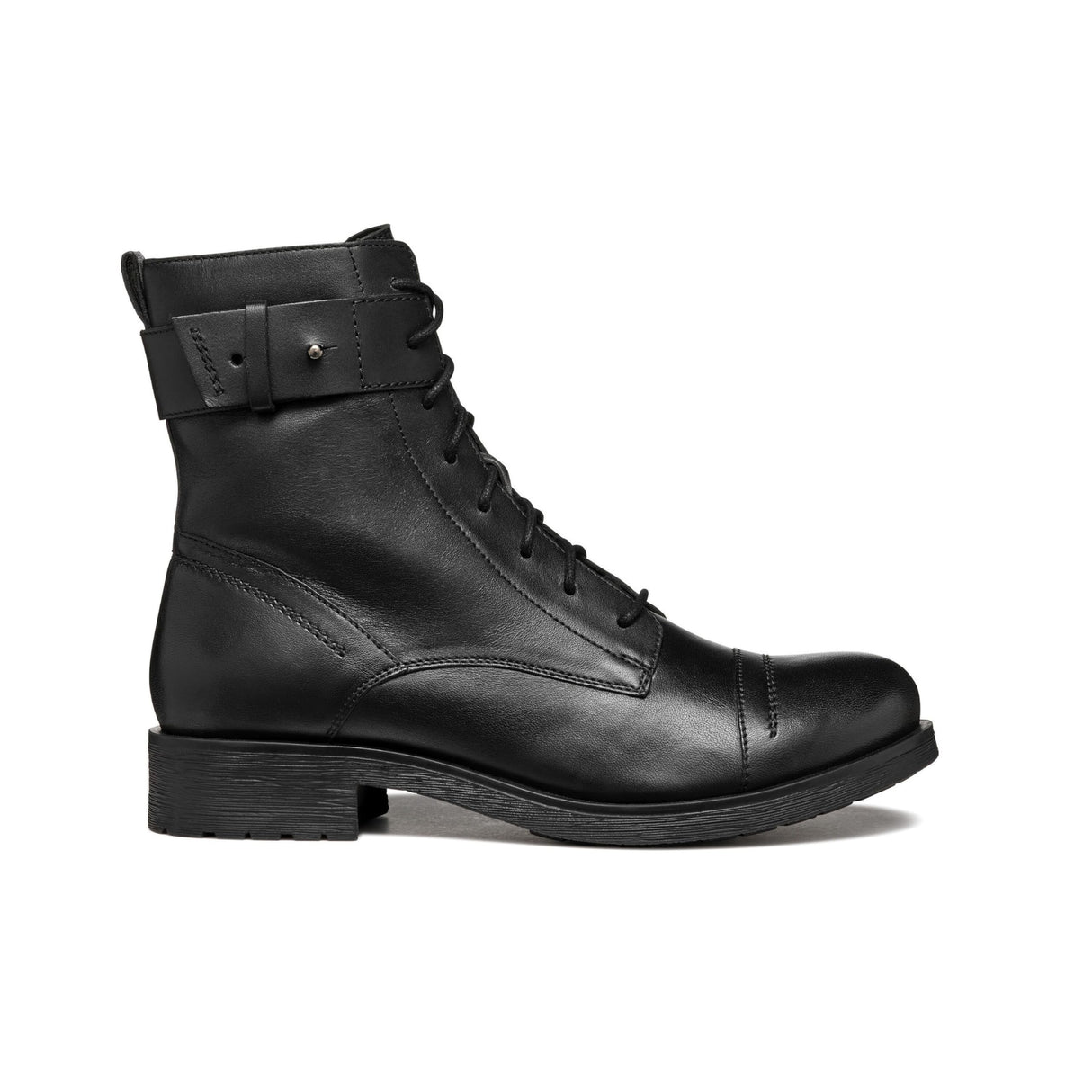 Geox D Rawelle C, Bota de Tobillo Mujer, Negro, 38 EU