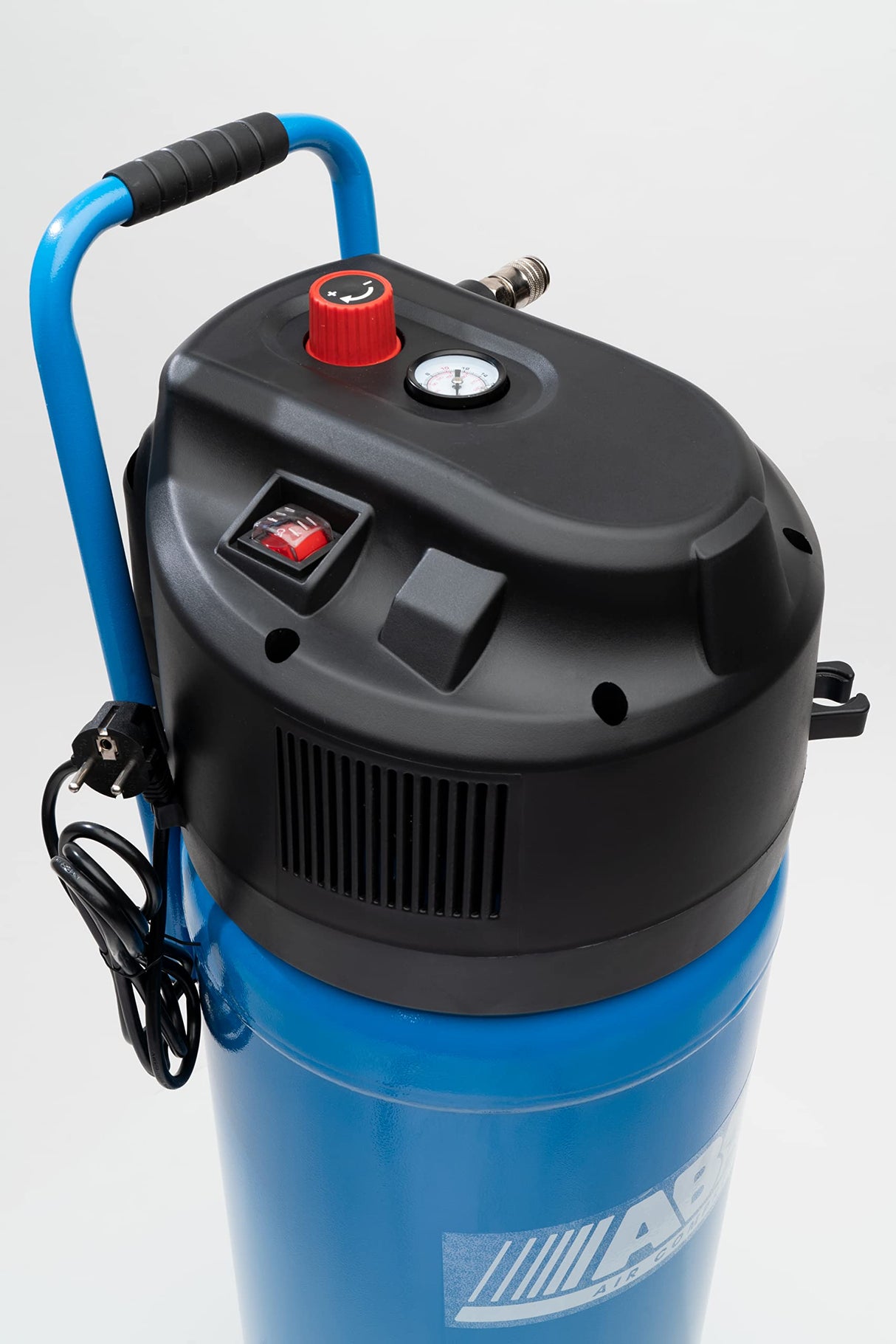 Compresor de aire vertical ABAC EASE-AIR 50V, Compresor de aire sin aceite, Presión máxima 10 bar, Potencia 2 hp, Depósito 50 litros, Nivel sonoro 97 dB (A)