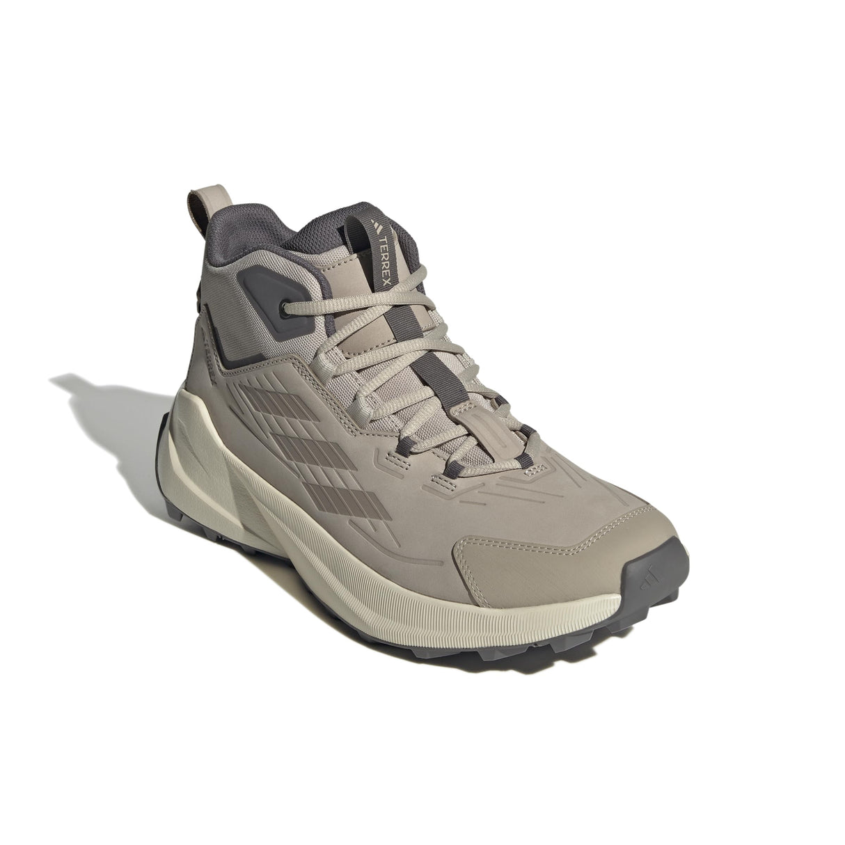 adidas Terrex Trailmaker 2 Mid Leather Hiking Shoes, Zapatos de Senderismo Hombre, Wonder Beige/Wonder Beige/Charcoal, 43 1/3 EU
