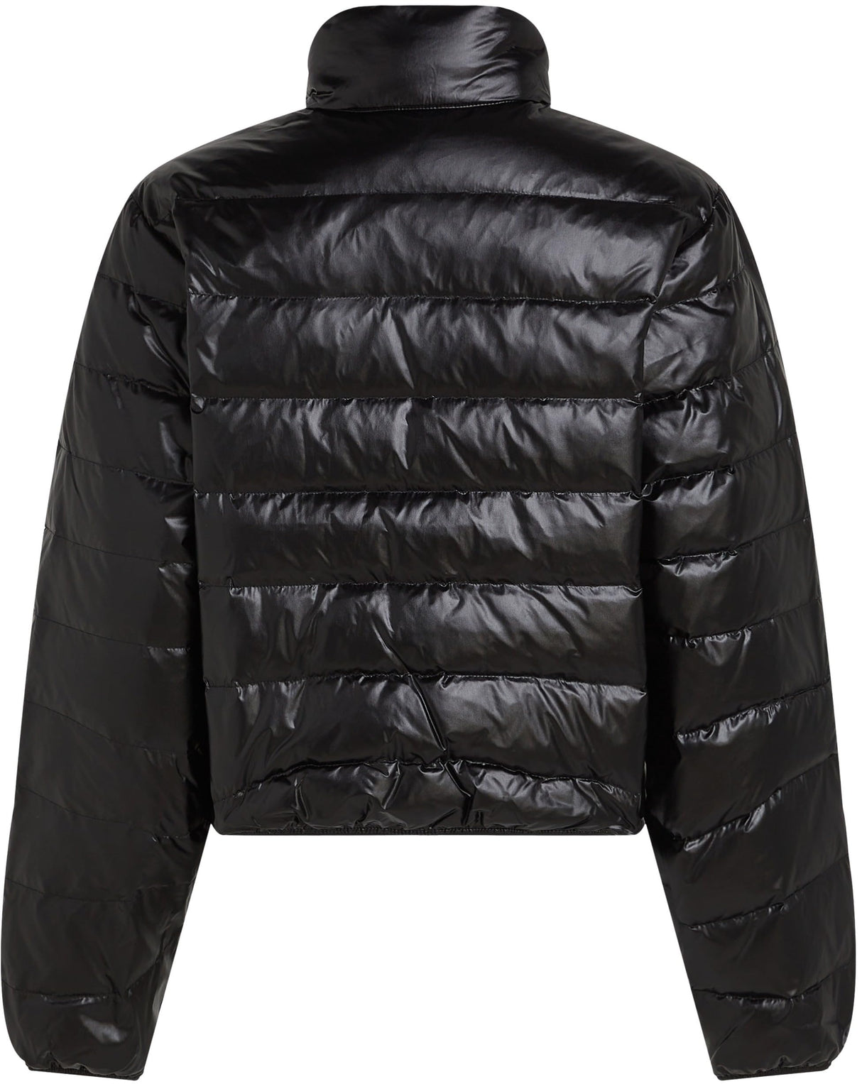 Calvin Klein Cazadora acolchada Mujer Down Shine brillante, Negro (Ck Black), XS