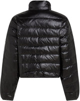 Calvin Klein Cazadora acolchada Mujer Down Shine brillante, Negro (Ck Black), XS
