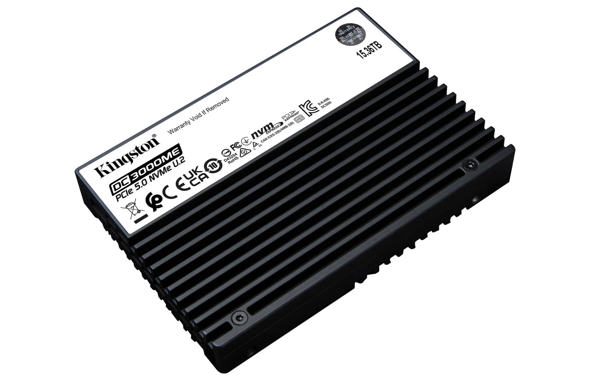 Kingston 15,36TB DC3000ME U.2 PCIe 5.0 NVMe TCG Opal SSD para Empresas Gen5-SEDC3000ME/15T3