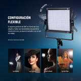 NEEWER Bicolor Luz LED Estudio con Trípode Viseras, Panel Video Key Lighting para Grabación Video, Streaming, Sesión de Fotos, Fotografía, 660 Leds, 3200K-5600K, 3300lx/1m, Regulable CRI96+, NL660