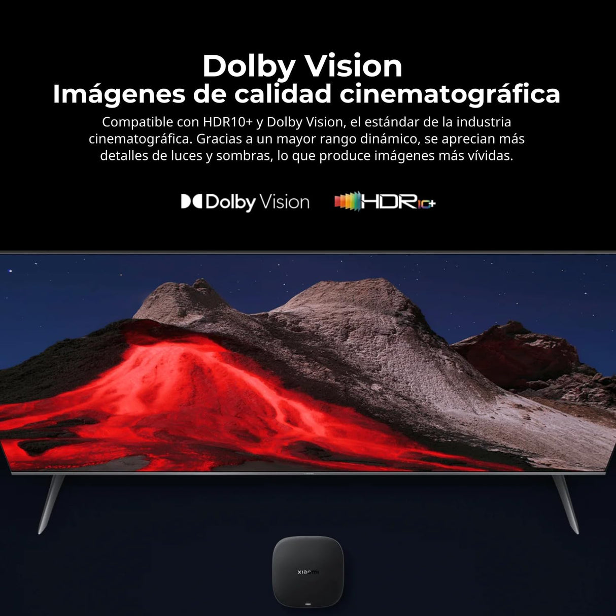 Xiaomi TV Box S 4K 3Nd Generation | Mibox Resolución 4K Ultra HD | Chormecast Compatible con Google TV | Bluetooth 5.2 y WiFi de Doble Banda | Android TV 10.0 Integrado | Versión ES | Color Negro