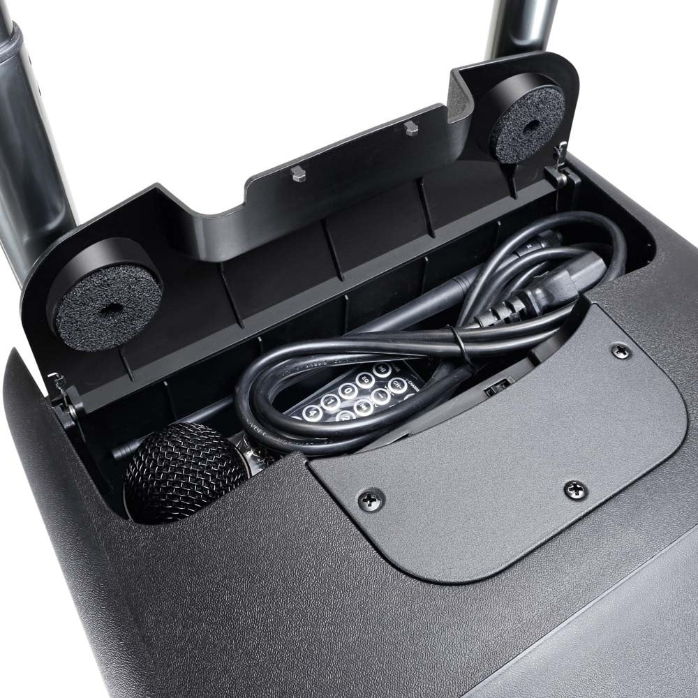 LD Systems ROADBUDDY 10 - Altavoz Bluetooth alimentado por batería, con mezclador y micrófono inalámbrico