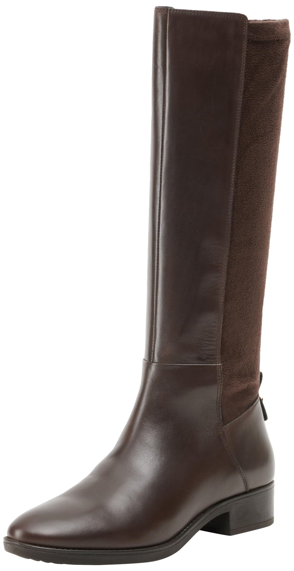 Geox D Felicity, Botas Altas hasta la Rodilla, café, 36 EU
