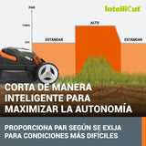 WORX WG779E.1 Cortacésped 34cm 40V (220V) 4.0Ah, Negro