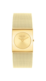 Calvin Klein Reloj Analógico de Cuarzo para Mujer Colección CK Pulse Collection con Correa de Malla de Acero Inoxidable